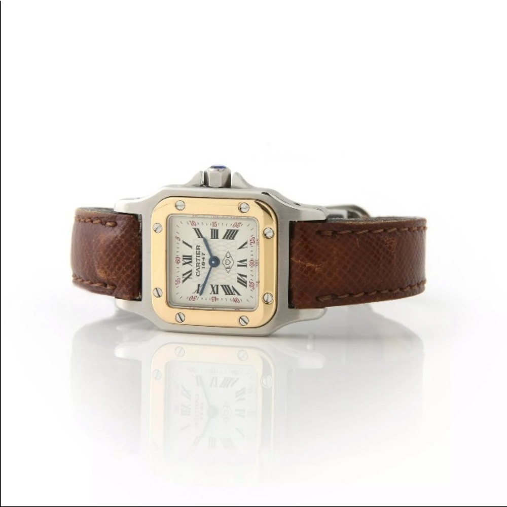 Used Cartier santos medium 36 mm authentic